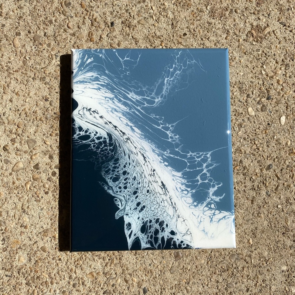 🌊🌪Original Fluid Art & Resin Painting